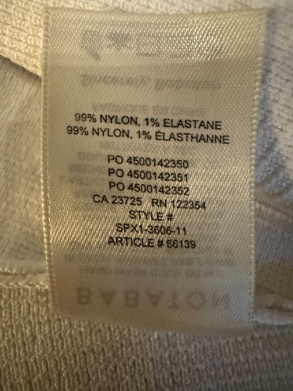 Aritzia Babaton Sculpt Knit Squareneck Cropped Tank White XS NWOT - Picture 5 of 5